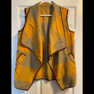 Womens Open Swing Cardigan Vest Size Large